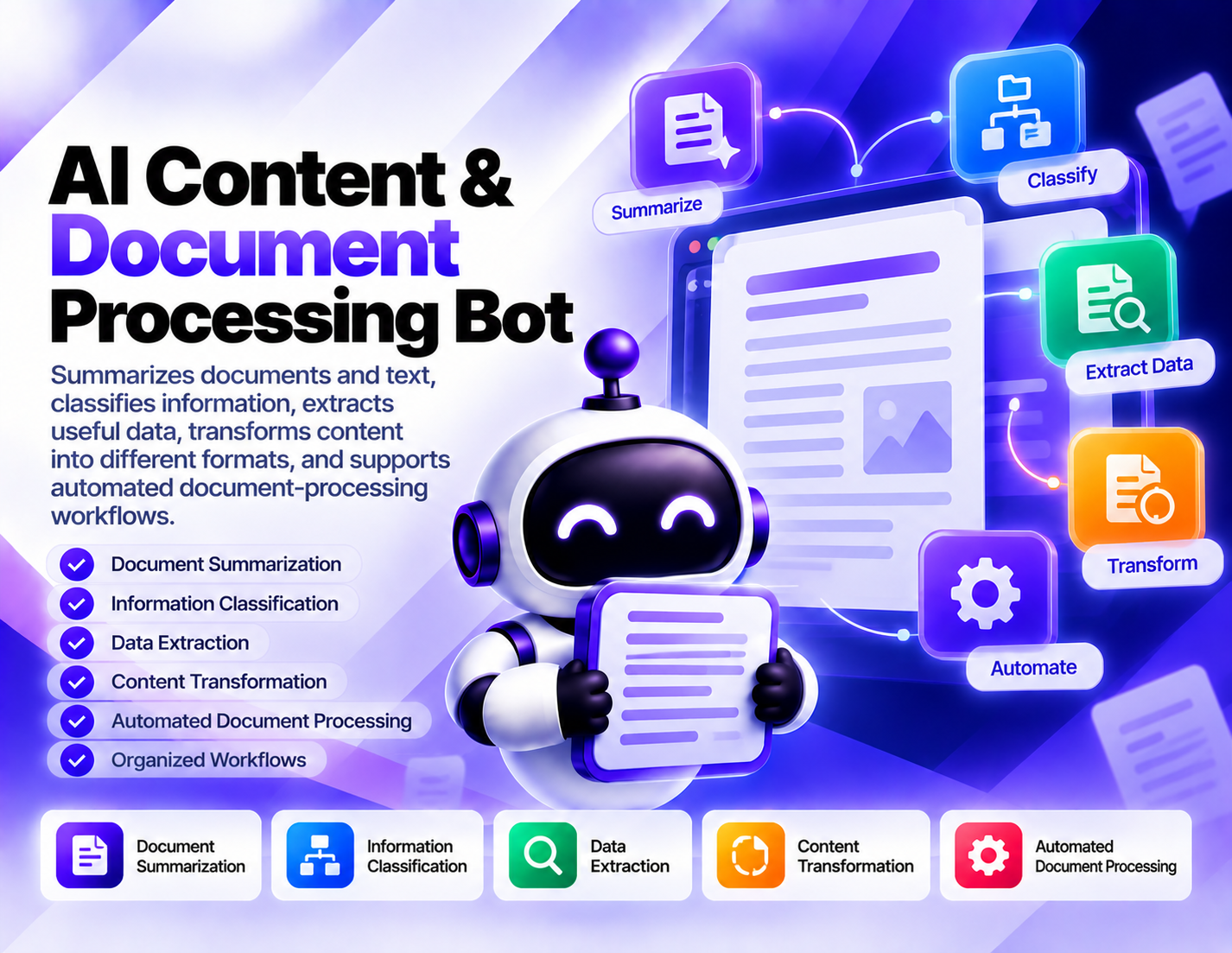 AI Content & Document Processing Bot