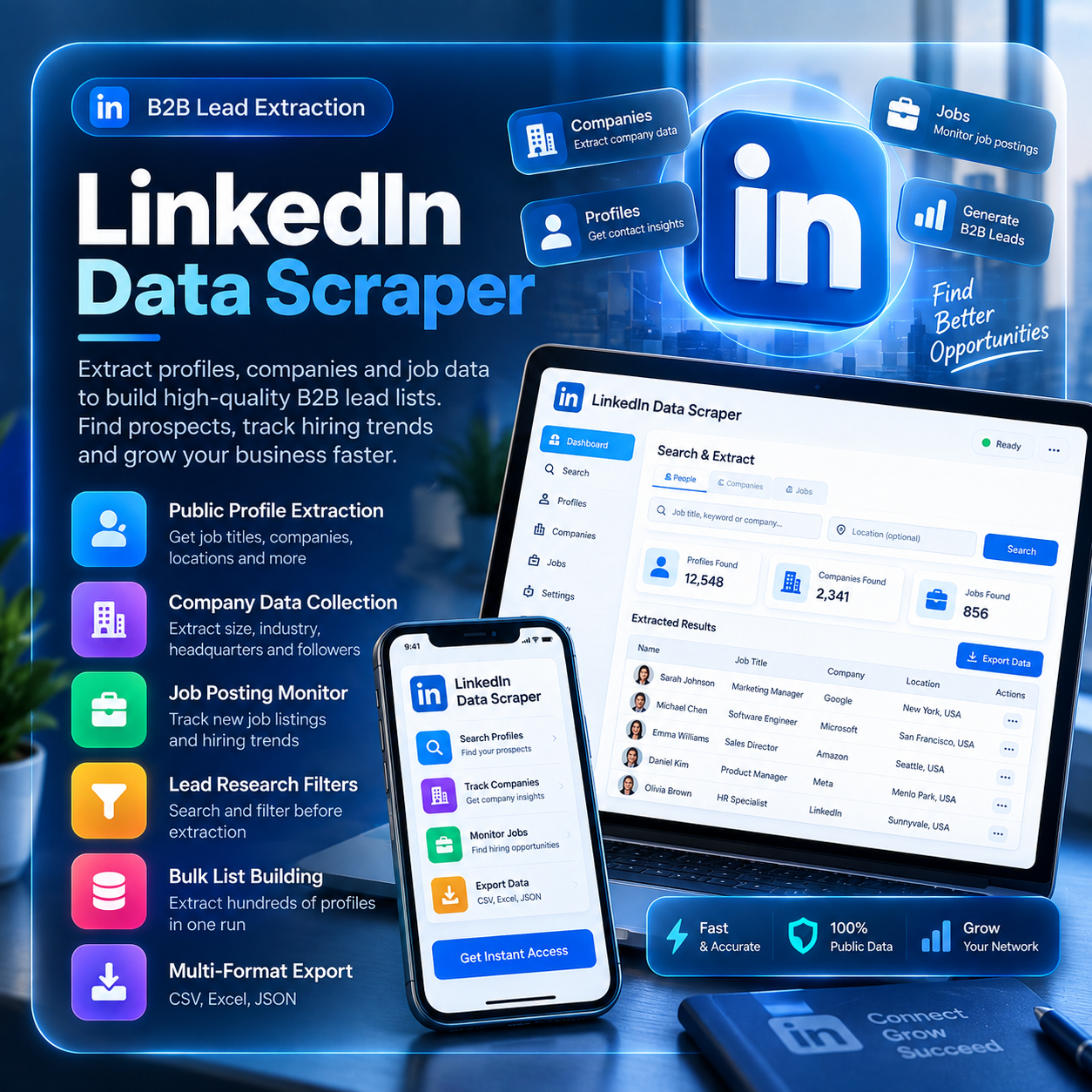 LinkedIn Data scraper
