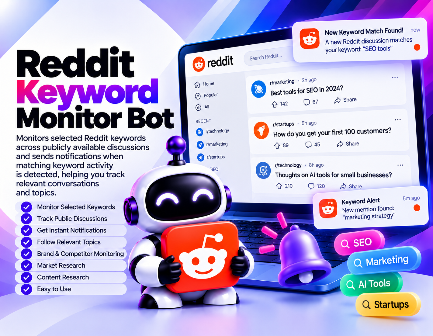 Reddit Keyword Monitor Bot