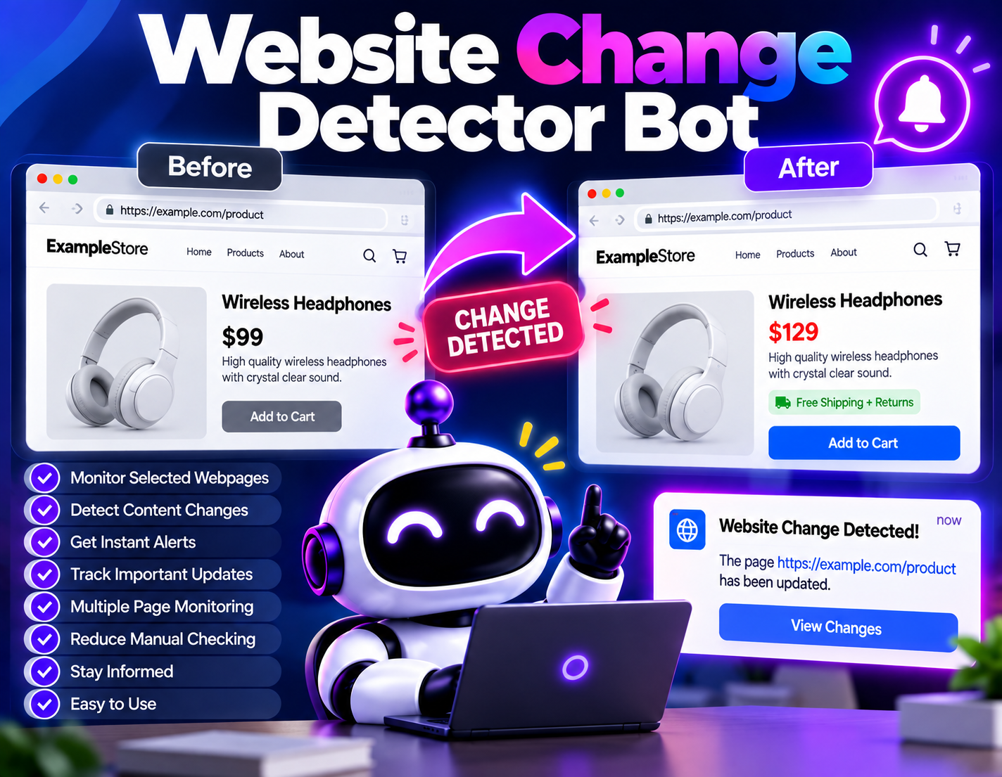 Website Change Detector Bot